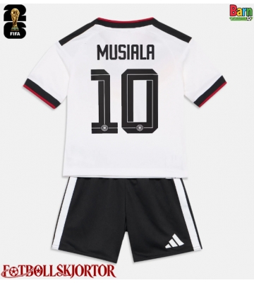 Tyskland Jamal Musiala #10 Hemmakläder Barn VM 2026 Kortärmad (+ Korta byxor)